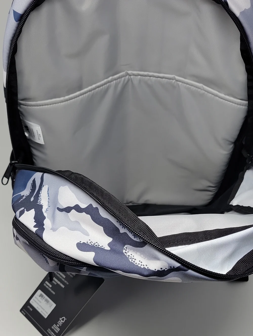 adidas Men’s Blue and Gray Camo Backpack Primetime